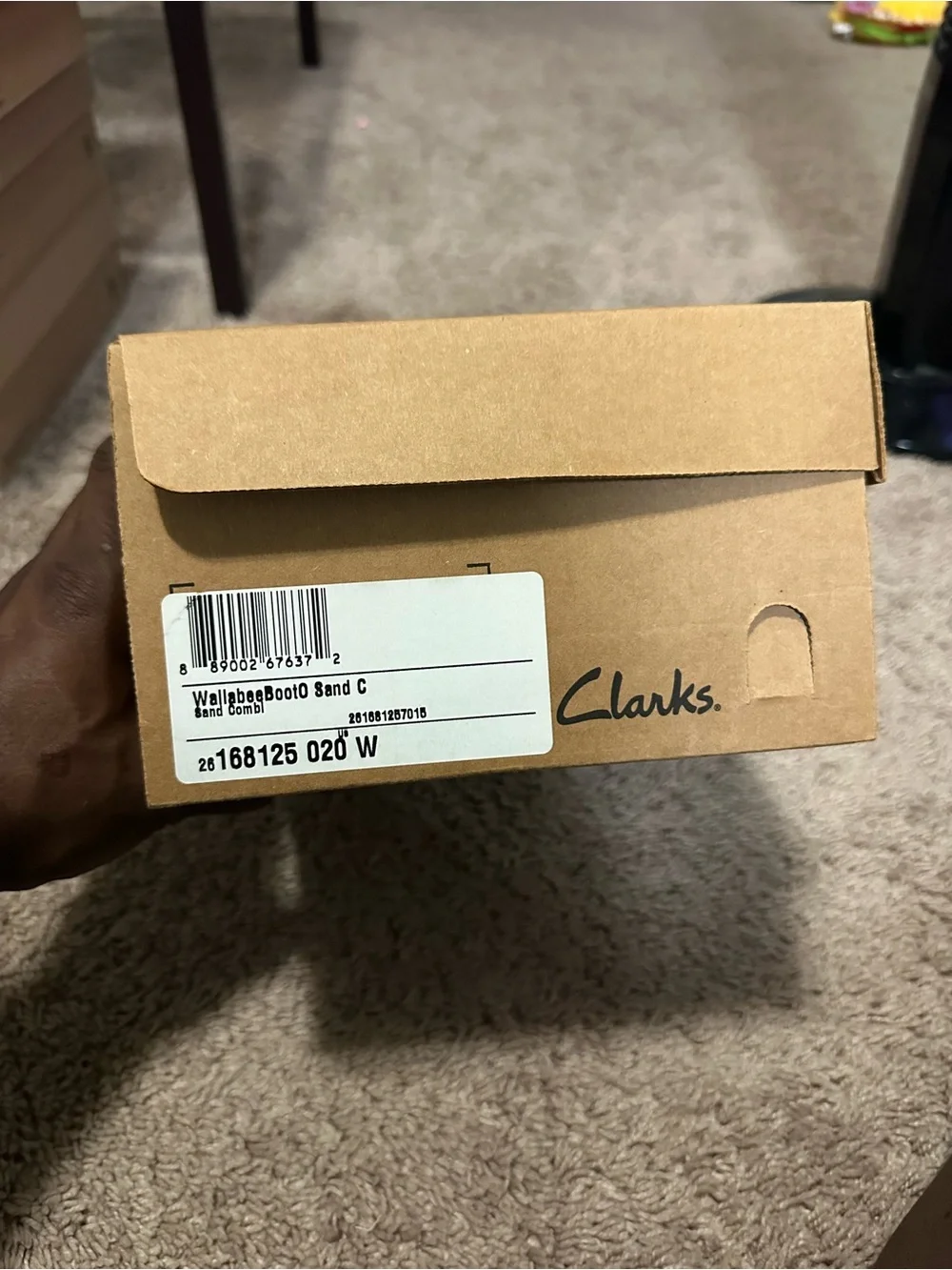Kids Wallabee Boots- Sand Combo